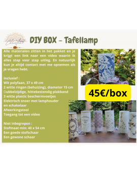 DIY BOX Lampe de table...